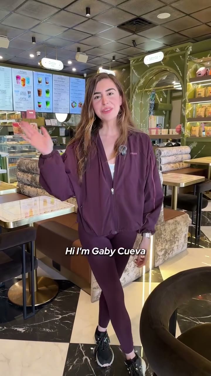 Rossina Café founder Gaby Cueva inside the café